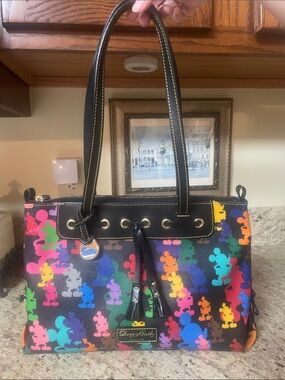 Dooney & Bourke Colorful Mickey Silhouettes Tote